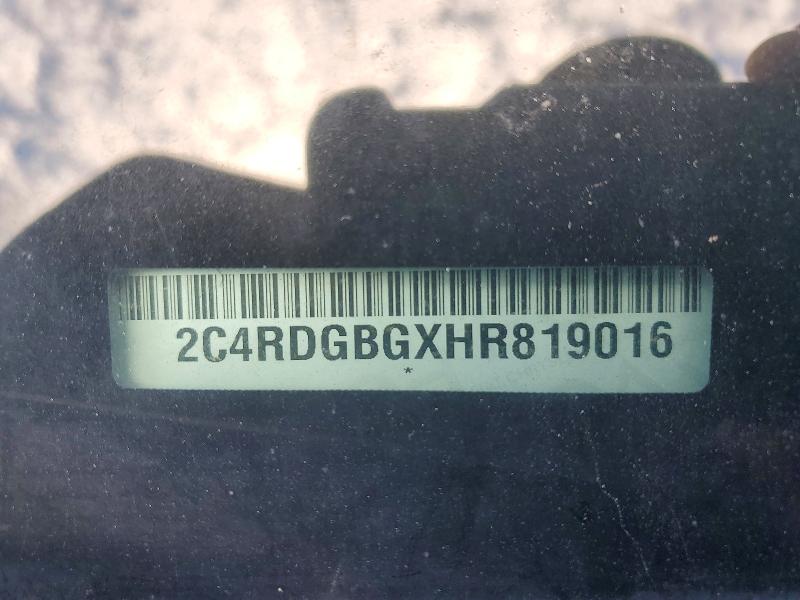 Продаж на аукціоні авто 2017 Dodge Grand Caravan, vin: 2C4RDGBGXHR819016, номер лоту: 58364026