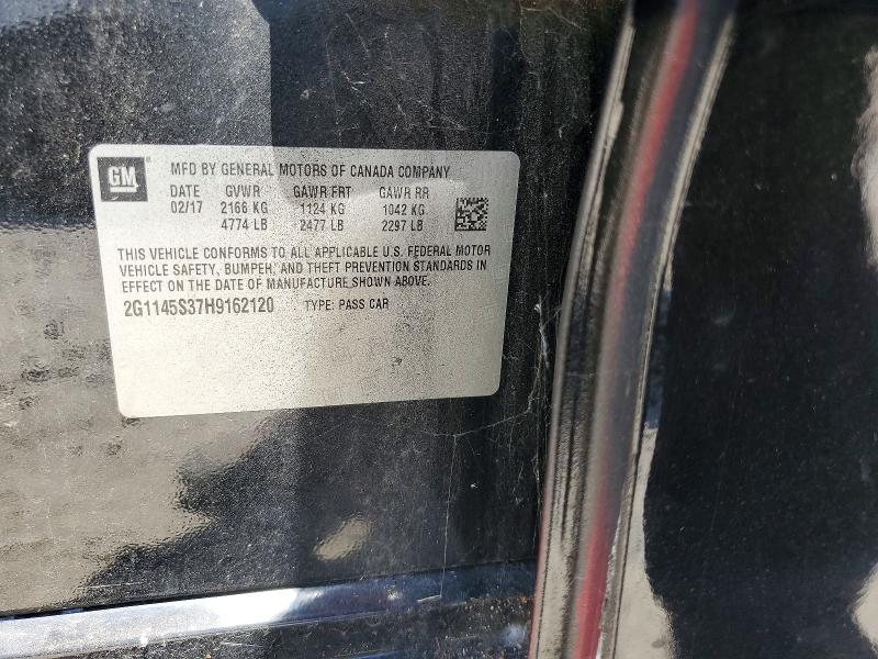 Продаж на аукціоні авто 2017 Chevrolet Impala, vin: 2G1145S37H9162120, номер лоту: 57427966