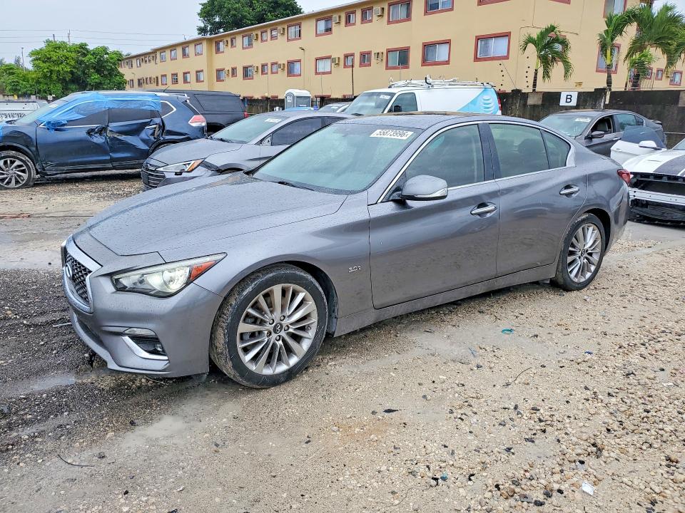 2019 Infiniti Q50 მანქანა იყიდება აუქციონზე, vin: JN1EV7AR9KM553158, აუქციონის ნომერი: 55873996