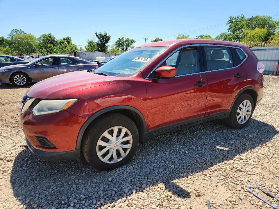 2016 Nissan Rogue მანქანა იყიდება აუქციონზე, vin: KNMAT2MV7GP636073, აუქციონის ნომერი: 55814716