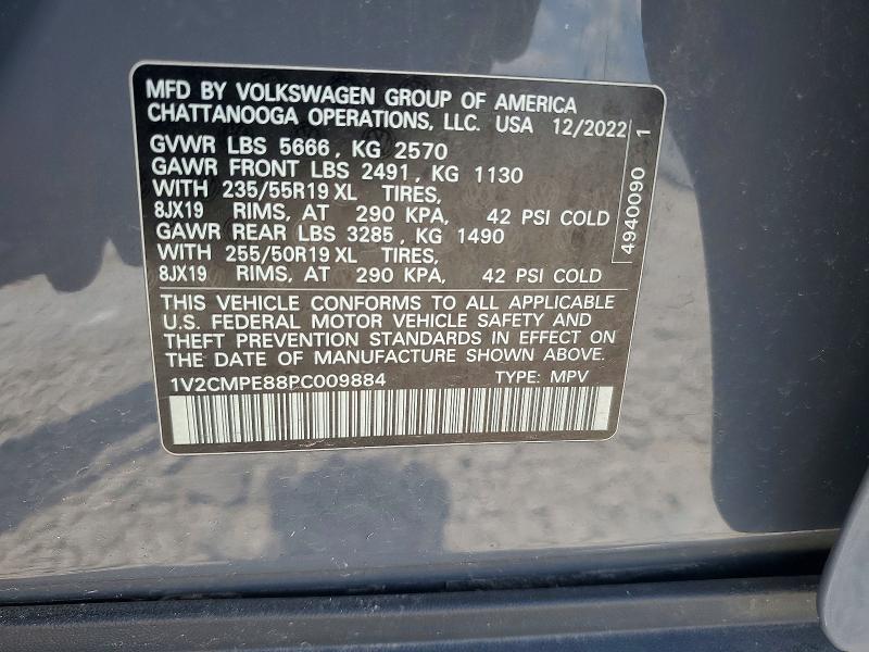 Продаж на аукціоні авто 2023 Volkswagen Id.4, vin: 1V2CMPE88PC009884, номер лоту: 56002026