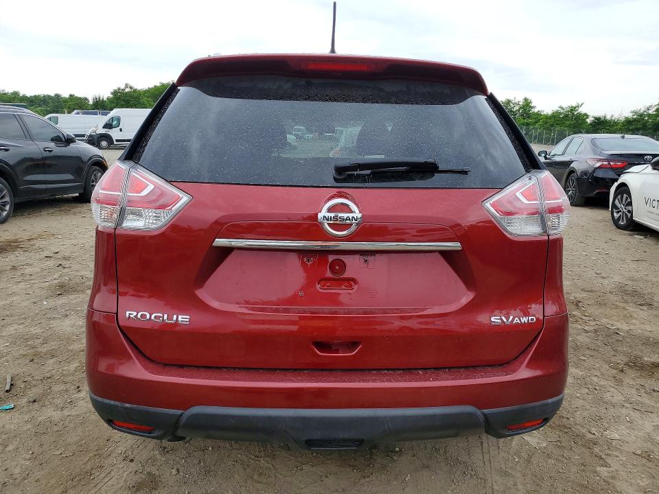 2016 Nissan Rogue მანქანა იყიდება აუქციონზე, vin: KNMAT2MVXGP619025, აუქციონის ნომერი: 56789646