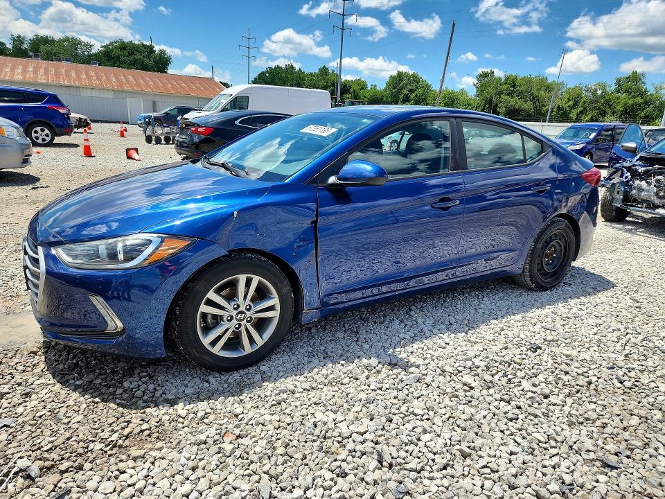2017 Hyundai Elantra მანქანა იყიდება აუქციონზე, vin: 5NPD84LFXHH156241, აუქციონის ნომერი: 57361136
