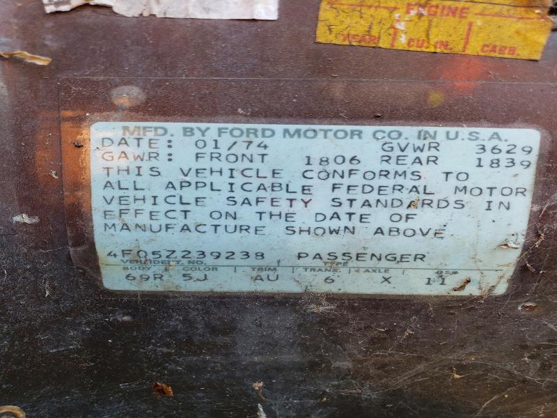 Aukcja sprzedaży 1974 Ford Mustang, vin: 4F05Z239238, numer aukcji: 56471426