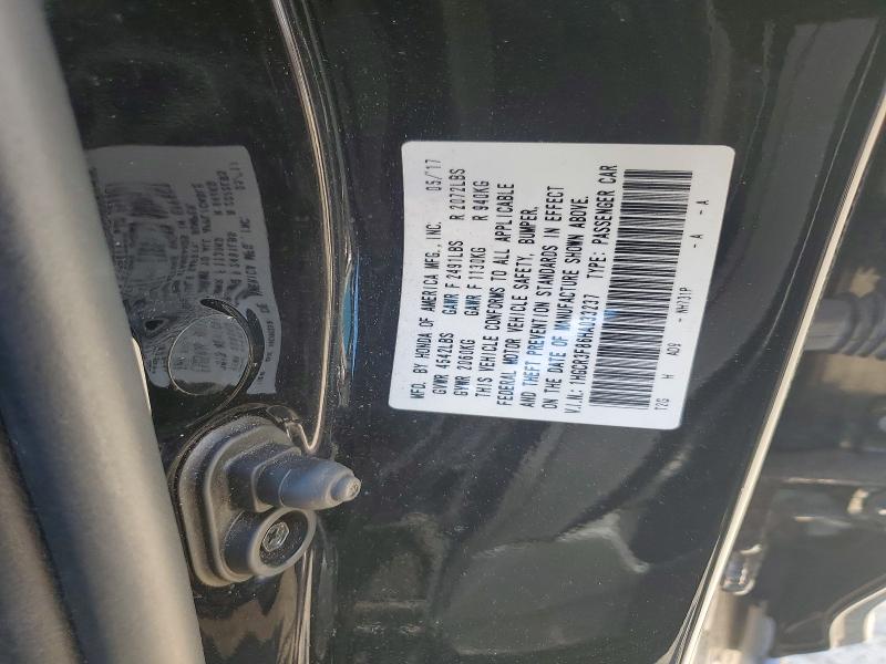 Aukcja sprzedaży 2017 Honda Accord, vin: 1HGCR3F86HA033237, numer aukcji: 56902926