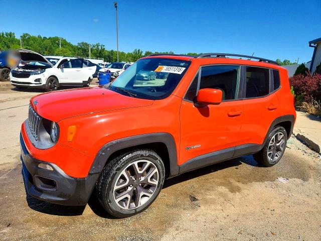 2016 Jeep Renegade მანქანა იყიდება აუქციონზე, vin: ZACCJABT1GPC60998, აუქციონის ნომერი: 58511316