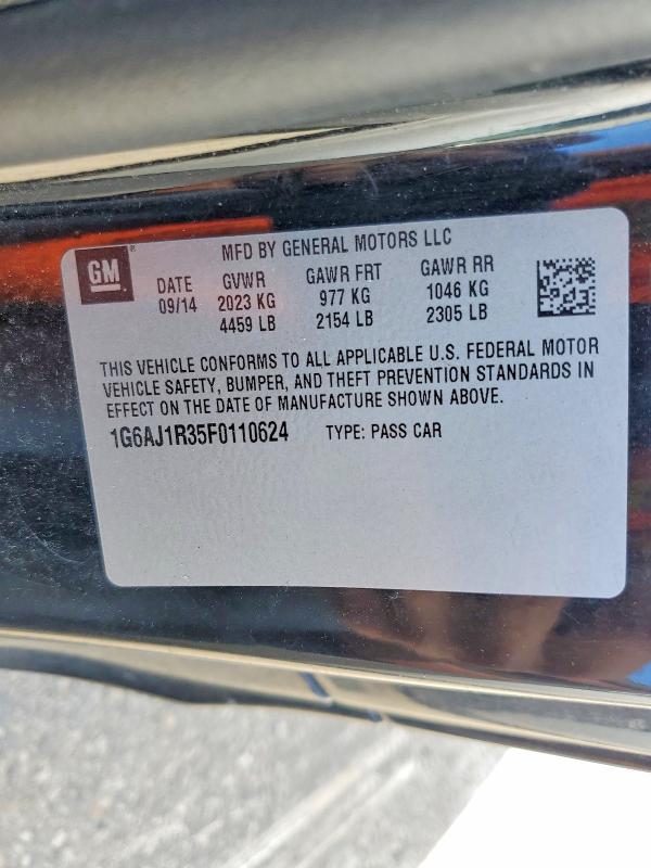Продаж на аукціоні авто 2015 Cadillac Ats, vin: 1G6AJ1R35F0110624, номер лоту: 57224776
