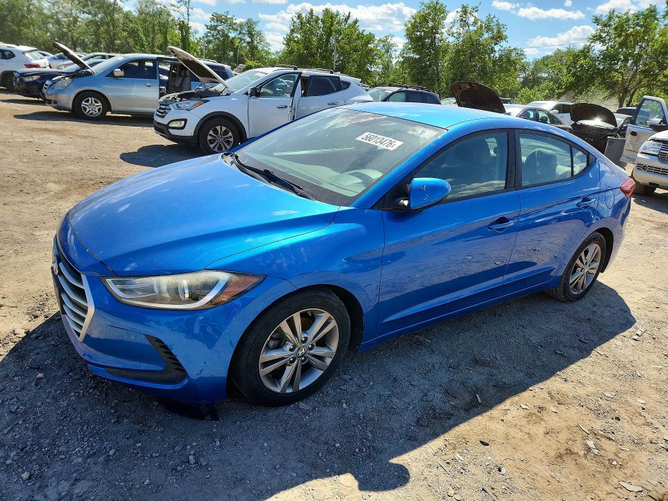 2017 Hyundai Elantra მანქანა იყიდება აუქციონზე, vin: 5NPD84LF1HH042547, აუქციონის ნომერი: 56013476