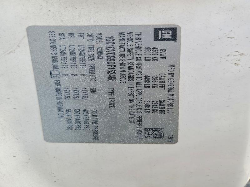 58832016 :رقم المزاد ، 1GC1CVCG9DF162486 vin ، 2013 Chevrolet Silverado مزاد بيع
