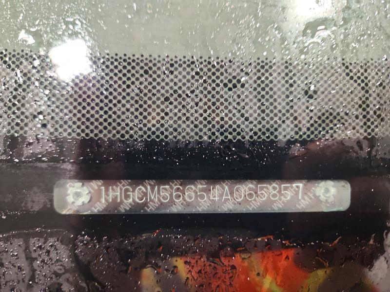 Продаж на аукціоні авто 2004 Honda Accord, vin: 1HGCM56654A065857, номер лоту: 57505996