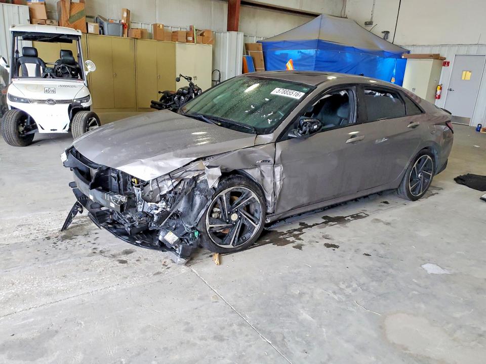 2021 Hyundai Elantra მანქანა იყიდება აუქციონზე, vin: KMHLR4AF6MU106329, აუქციონის ნომერი: 57885516