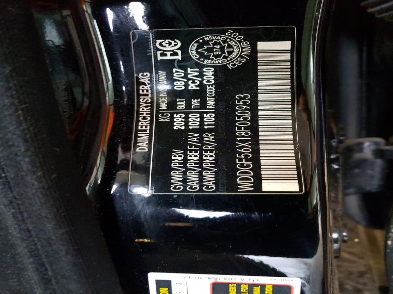 56056176 :رقم المزاد ، WDDGF56X18F050953 vin ، 2008 Mercedes-benz C مزاد بيع