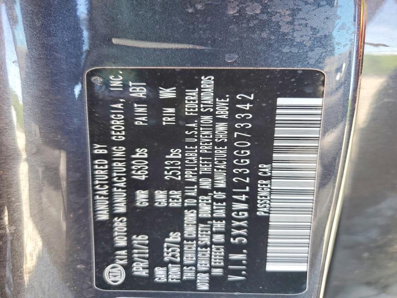 Aukcja sprzedaży 2016 Kia Optima, vin: 5XXGW4L23GG073342, numer aukcji: 56461056