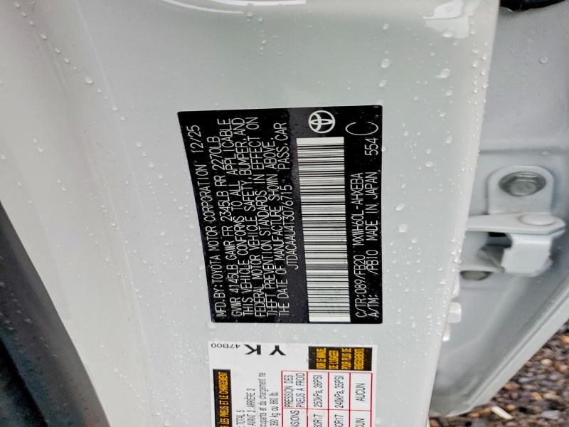 Продаж на аукціоні авто 2026 Toyota Prius, vin: JTDACAAU4T3076715, номер лоту: 55673586