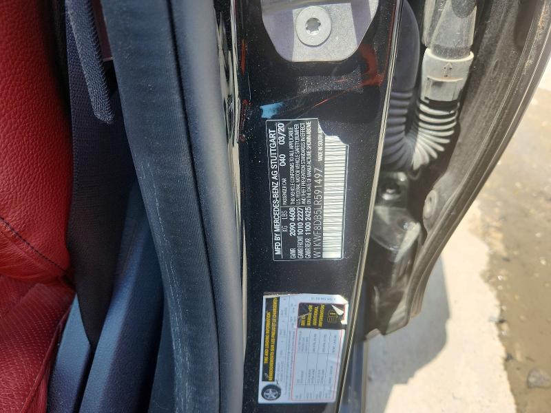 Aukcja sprzedaży 2020 Mercedes-benz C, vin: W1KWF8DB5LR591497, numer aukcji: 56808966