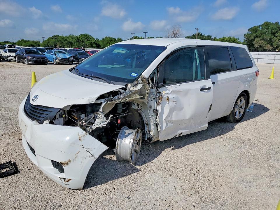 Продажа на аукционе авто 2017 Toyota Sienna, vin: 5TDZZ3DC9HS849510, номер лота: 58591386