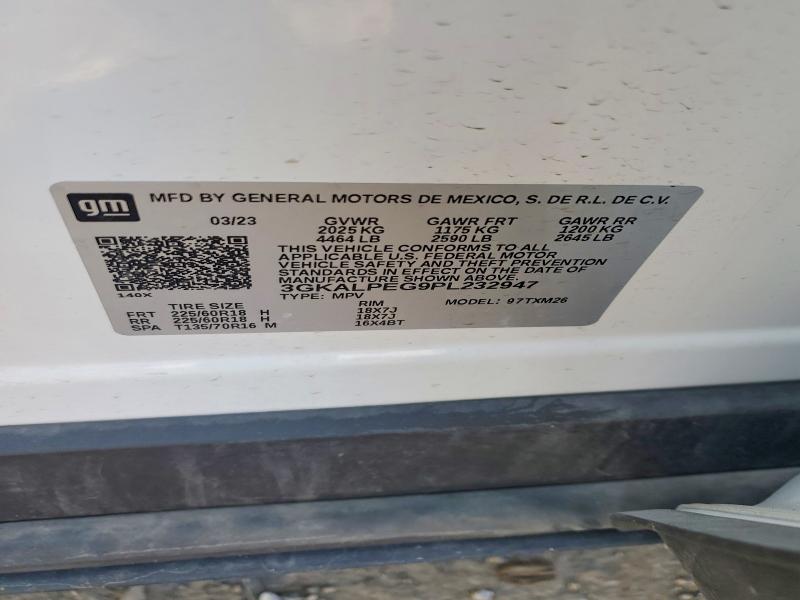 2023 Gmc Terrain მანქანა იყიდება აუქციონზე, vin: 3GKALPEG9PL232947, აუქციონის ნომერი: 56234856
