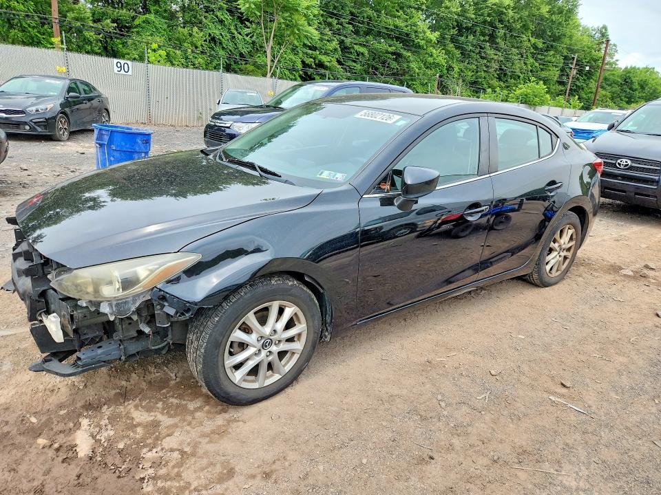 58802126 :رقم المزاد ، JM1BM1V78E1130098 vin ، 2014 Mazda 3 مزاد بيع