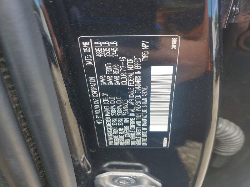Aukcja sprzedaży 2019 Volvo Xc40, vin: YV4162UK2K2053068, numer aukcji: 58990496