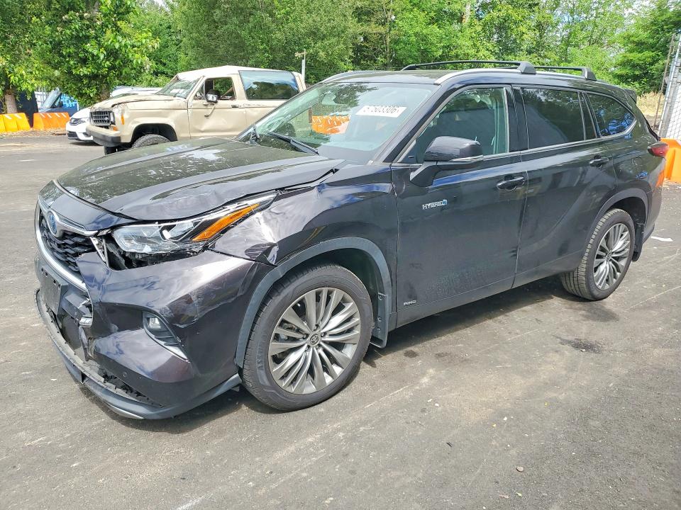2021 Toyota Highlander მანქანა იყიდება აუქციონზე, vin: 5TDEBRCH3MS050741, აუქციონის ნომერი: 57503306