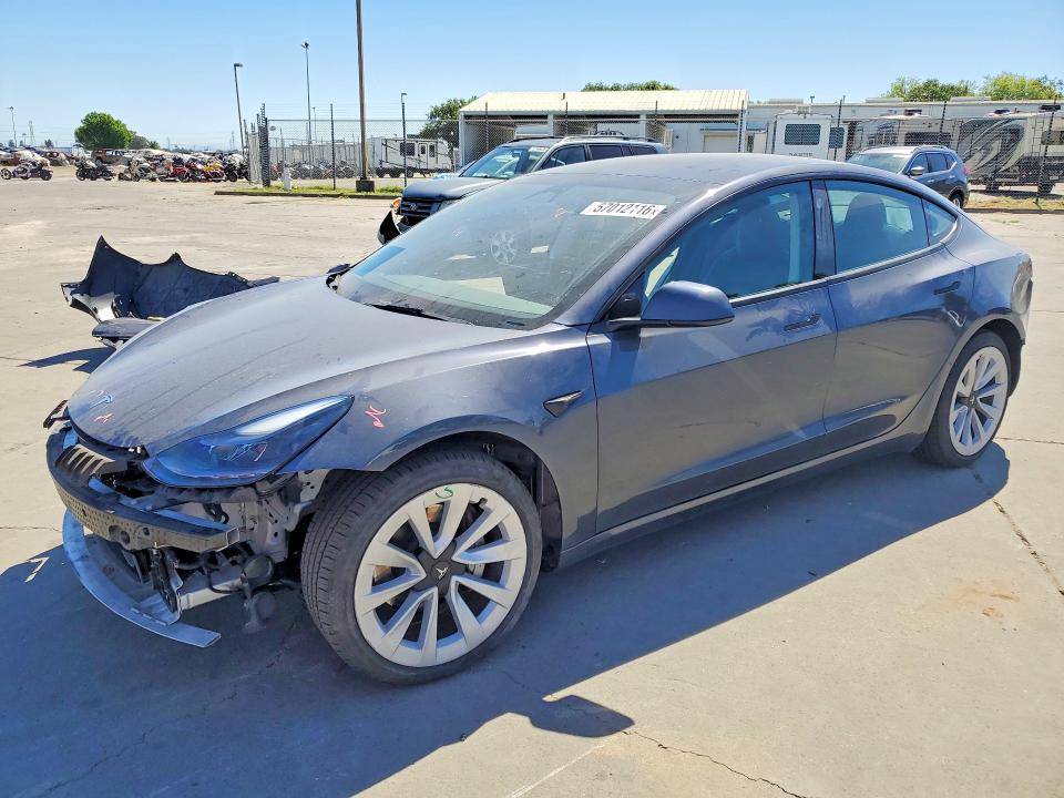Продаж на аукціоні авто 2022 Tesla Model 3, vin: 5YJ3E1EA0NF375191, номер лоту: 57012116