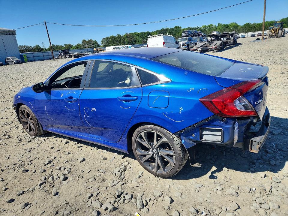 Продаж на аукціоні авто 2020 Honda Civic, vin: 2HGFC2F84LH584544, номер лоту: 55795026