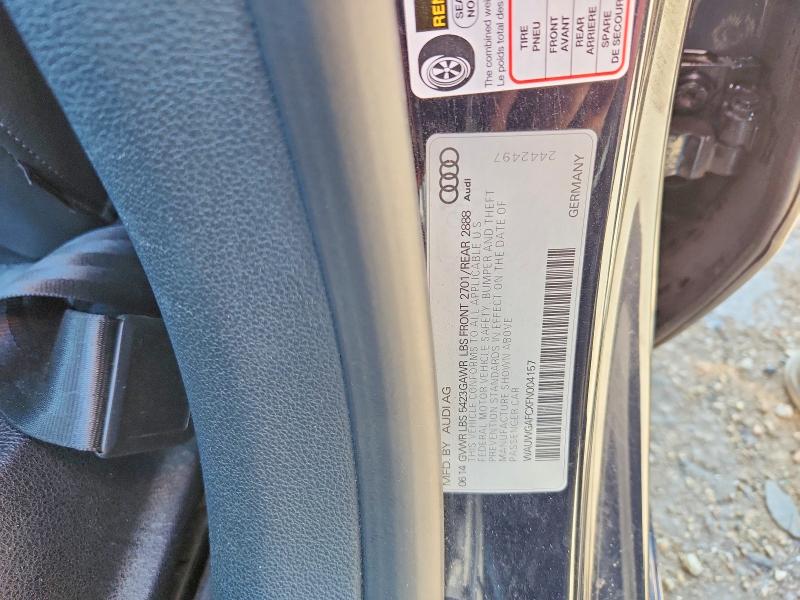 57741386 :رقم المزاد ، WAUWGAFCXFN004157 vin ، 2015 Audi A7 مزاد بيع
