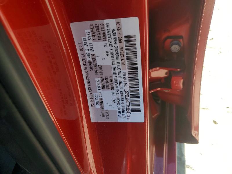 Aukcja sprzedaży 2022 Mazda 3, vin: 3MZBPADLXNM309247, numer aukcji: 58519666
