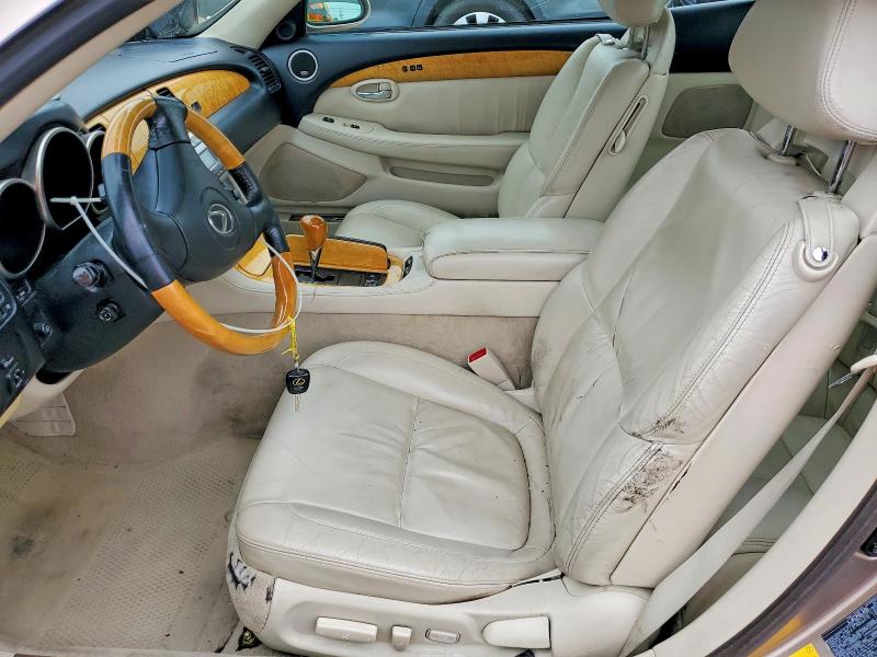 58126106 :رقم المزاد ، JTHFN48Y740057474 vin ، 2004 Lexus Sc مزاد بيع