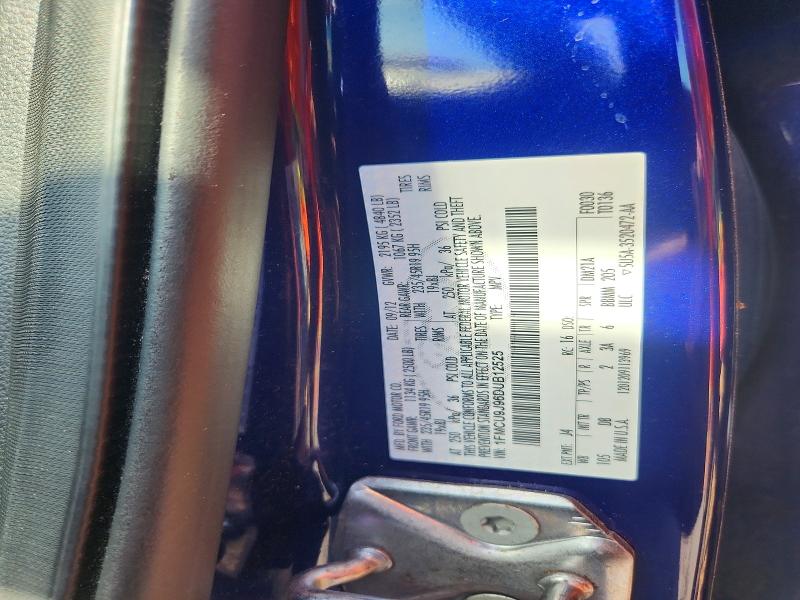 2013 Ford Escape მანქანა იყიდება აუქციონზე, vin: 1FMCU9J96DUB12525, აუქციონის ნომერი: 54549146