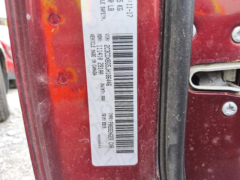 Aukcja sprzedaży 2018 Dodge Charger, vin: 2C3CDXBG5JH186446, numer aukcji: 57811866