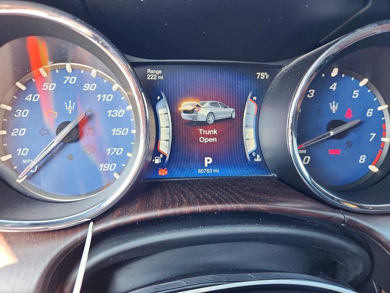 Продажа на аукционе авто 2016 Maserati Quattroporte, vin: ZAM56RPAXG1188579, номер лота: 55530116