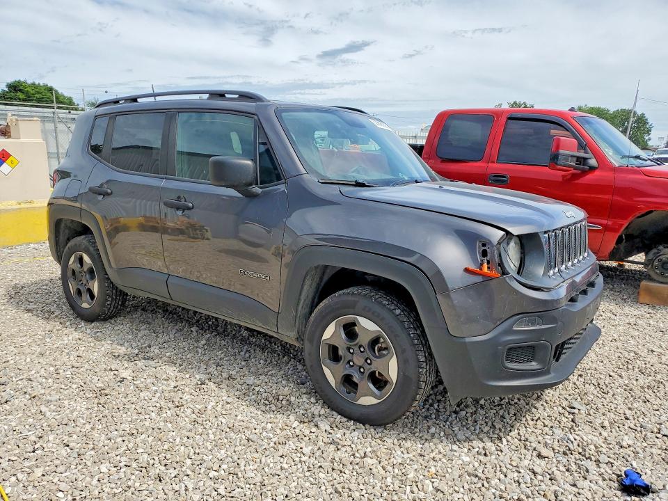 2018 Jeep Renegade მანქანა იყიდება აუქციონზე, vin: ZACCJBAB4JPH35663, აუქციონის ნომერი: 57846926
