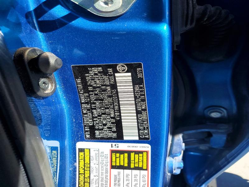 Aukcja sprzedaży 2019 Toyota Camry, vin: 4T1B11HK0KU201745, numer aukcji: 55833516