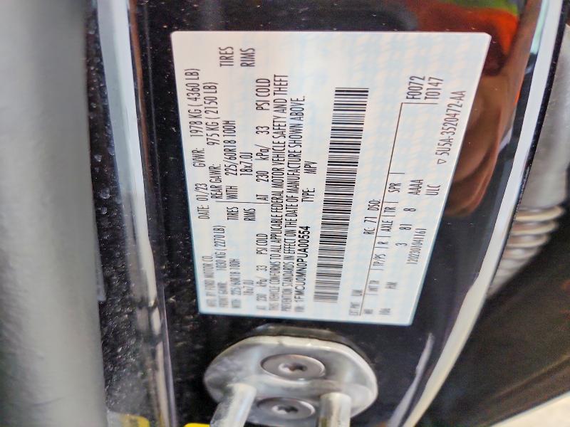 Aukcja sprzedaży 2023 Ford Escape, vin: 1FMCU0MN0PUA00554, numer aukcji: 55919486