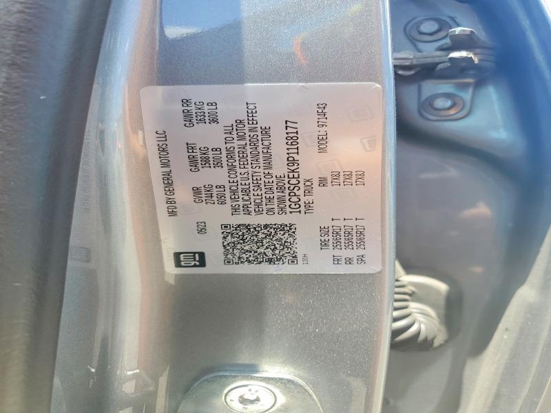 57555956 :رقم المزاد ، 1GCPSCEK9P1168177 vin ، 2023 Chevrolet Colorado مزاد بيع