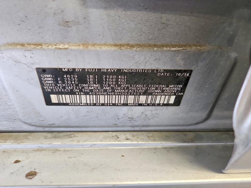 Продажа на аукционе авто 2017 Subaru Legacy, vin: 4S3BNEN69H3037031, номер лота: 57324876
