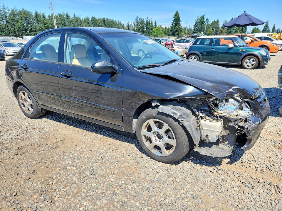 Продаж на аукціоні авто 2005 Kia Spectra, vin: KNAFE121555092723, номер лоту: 58771986