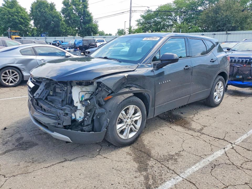 58743846 :رقم المزاد ، 3GNKBBRA6MS524866 vin ، 2021 Chevrolet Blazer مزاد بيع