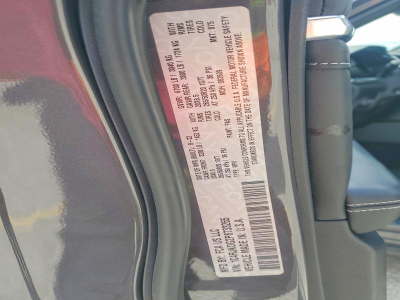 2023 Jeep Grand Cherokee მანქანა იყიდება აუქციონზე, vin: 1C4RJKDG2P8733265, აუქციონის ნომერი: 56449666