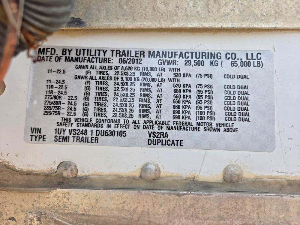 Продаж на аукціоні авто 2013 Utility Trailer Trailer, vin: 1UYVS2481DU630105, номер лоту: 68208215