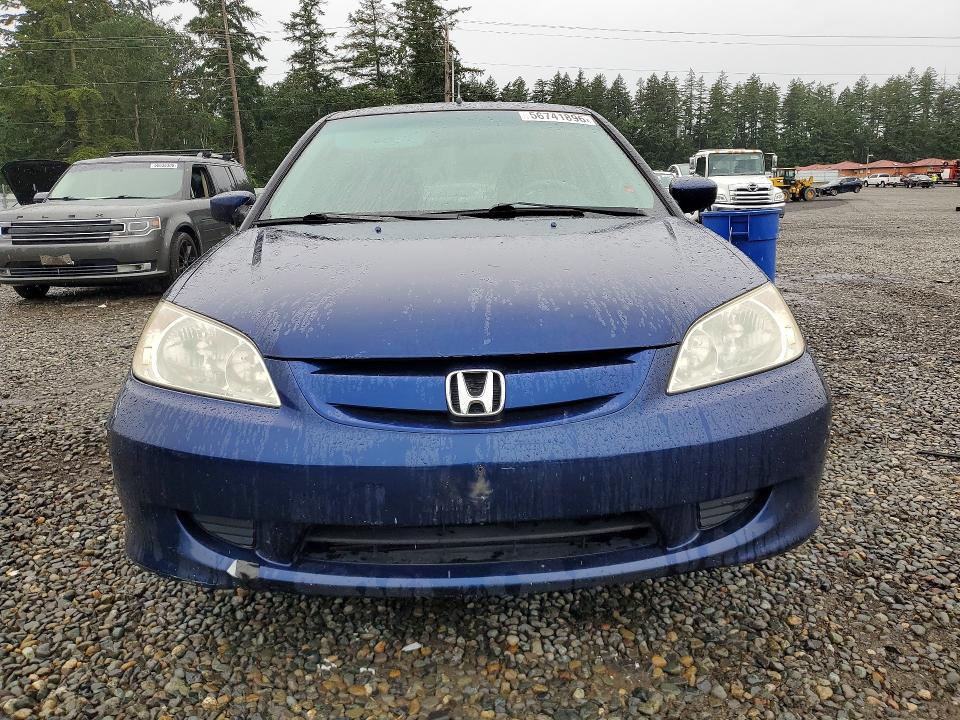 56741896 :رقم المزاد ، JHMES96645S025557 vin ، 2005 Honda Civic مزاد بيع
