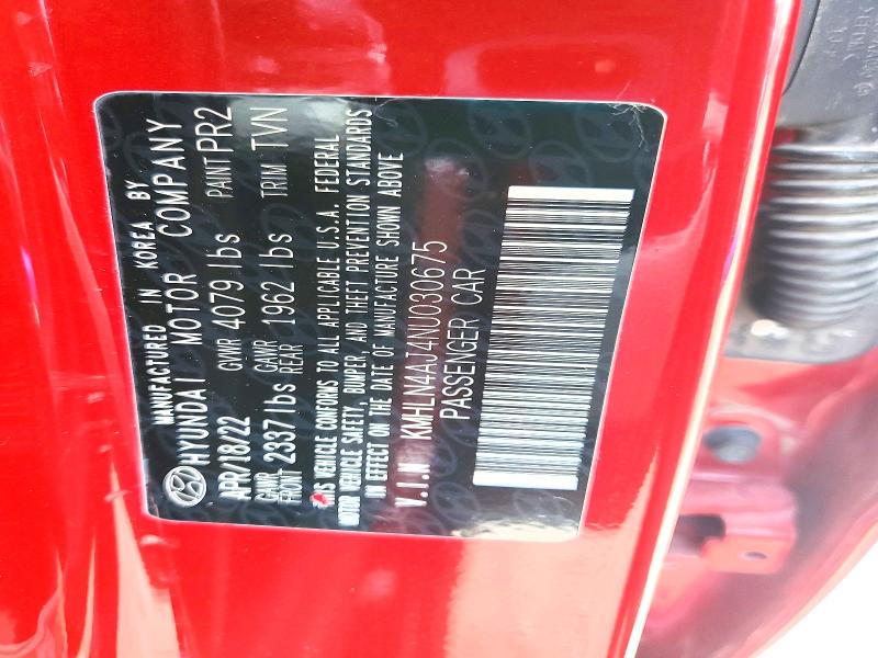 Продажа на аукционе авто 2022 Hyundai Elantra, vin: KMHLN4AJ4NU030675, номер лота: 56056546