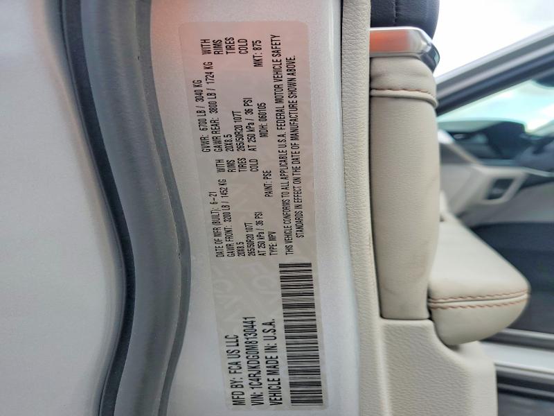 Aukcja sprzedaży 2021 Jeep Grand Cherokee, vin: 1C4RJKDG0M8130441, numer aukcji: 58124736