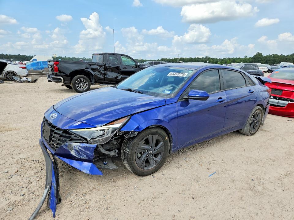 2022 Hyundai Elantra მანქანა იყიდება აუქციონზე, vin: 5NPLM4AG5NH055025, აუქციონის ნომერი: 55493776