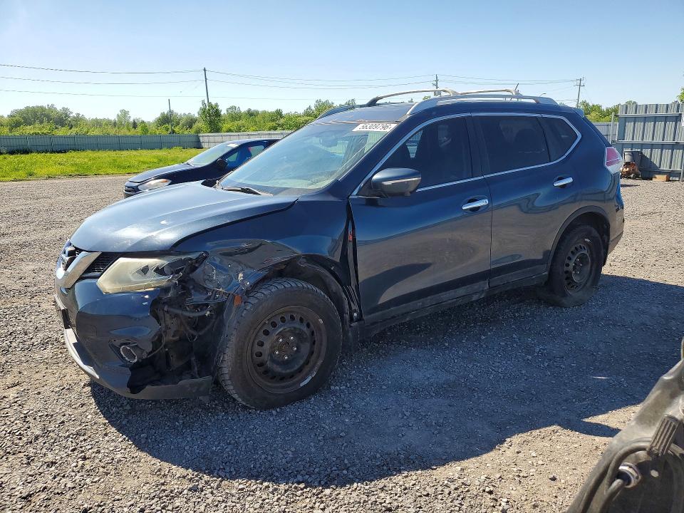 2015 Nissan Rogue მანქანა იყიდება აუქციონზე, vin: 5N1AT2MV5FC834958, აუქციონის ნომერი: 56309796