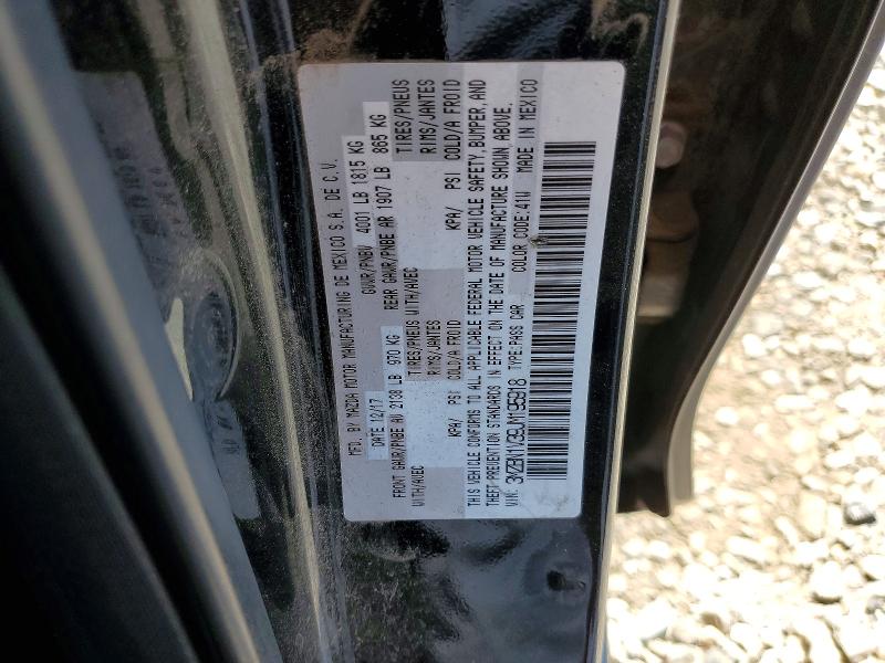 76293045 :رقم المزاد ، 3MZBN1V39JM195918 vin ، 2018 Mazda 3 مزاد بيع