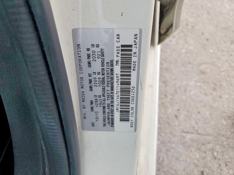 Aukcja sprzedaży 2014 Mazda 6, vin: JM1GJ1V67E1149697, numer aukcji: 56823456