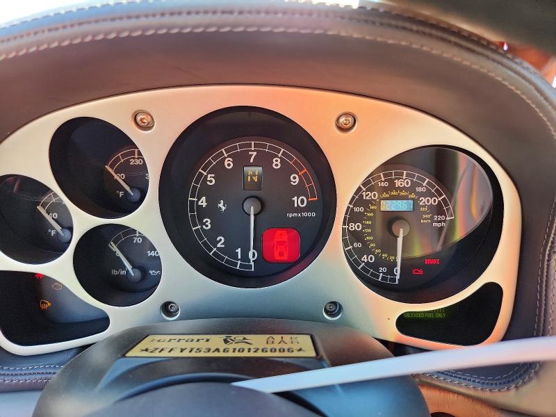 Aukcja sprzedaży 2001 Ferrari 360, vin: ZFFYT53A610126006, numer aukcji: 54409386