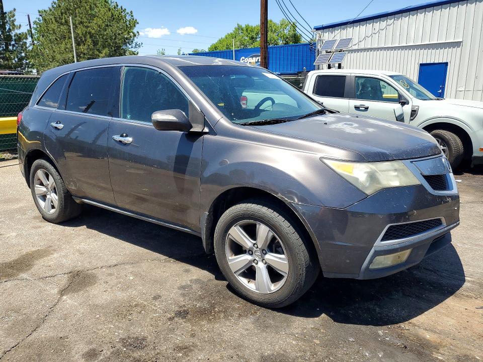 57846066 :رقم المزاد ، 2HNYD2H29AH517829 vin ، 2010 Acura Mdx مزاد بيع